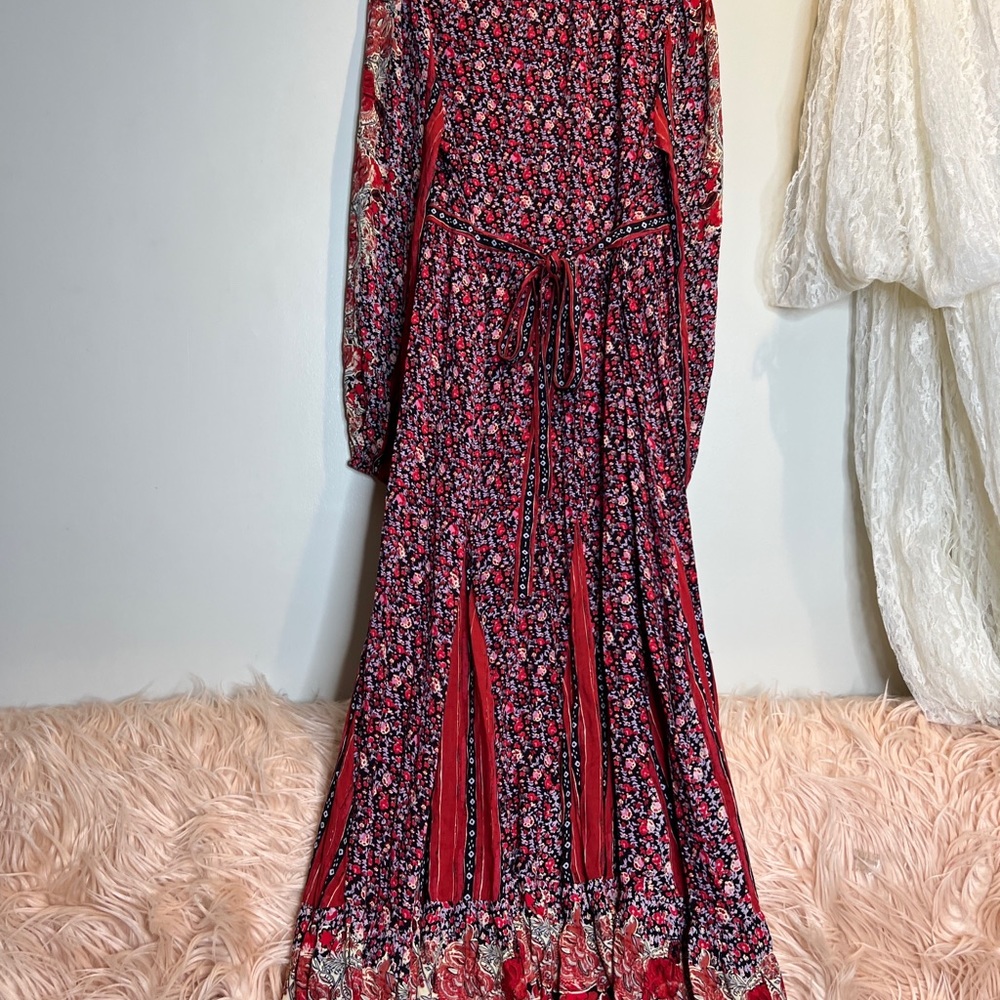 Free People Happy Feelings Printed Midi Dress - Picture 8 of 8